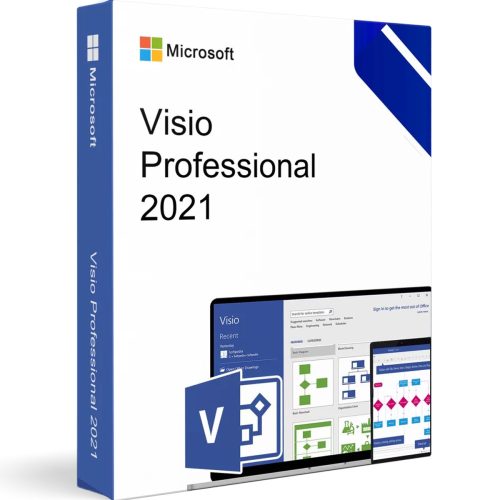 Microsoft Visio Professional 2021 (5 Geräte) (Online-Aktivierung)