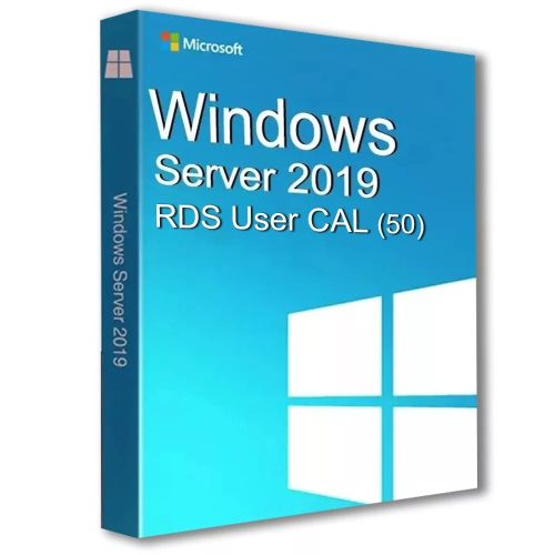 Microsoft Windows Server 2019 RDS User CAL (50 Benutzer)