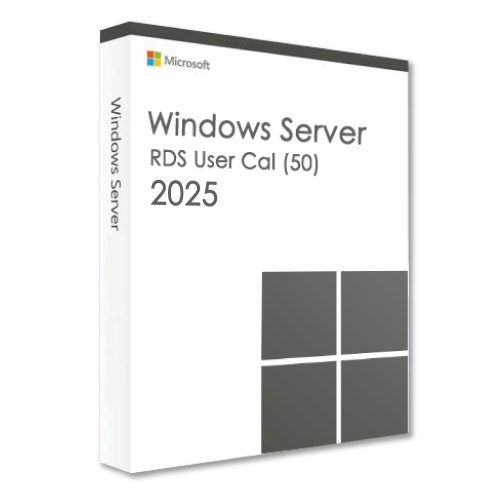 Microsoft Windows Server 2025 Remote Desktop Services User CAL (50 Benutzer)