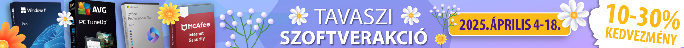 Tavaszi szoftver leárazás